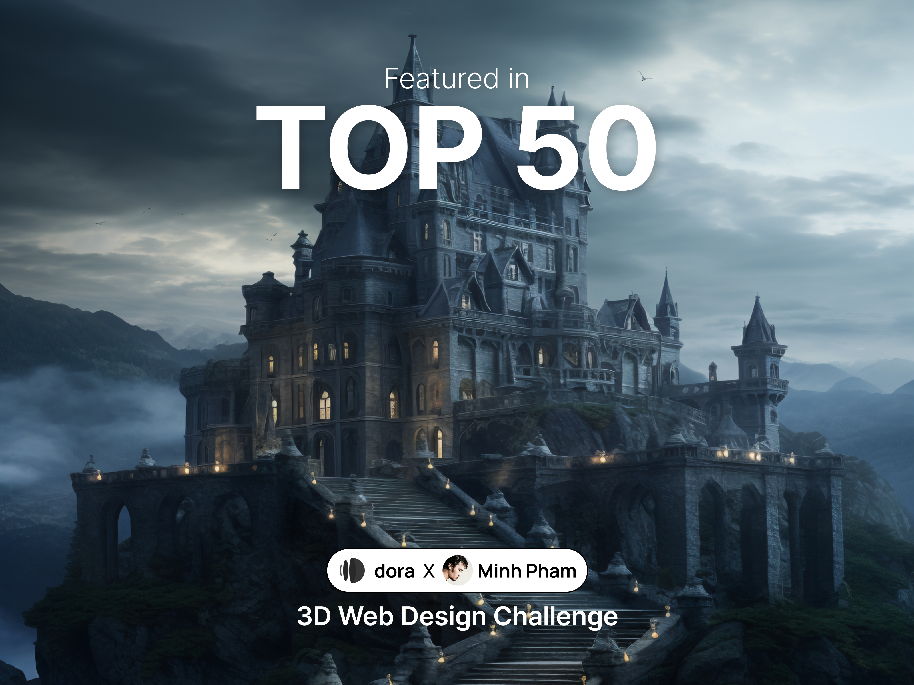 3D Website Design - Dragon Themed 3D Website 3d dragon minhpham top50 webdesign