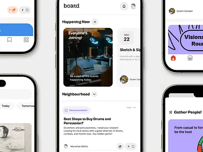 Board - Overview app clean daily ui design interface mobile product product design ui ux