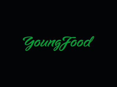 Young Food brand identity branding design food supplement graphic design identity label design lettering lettermark logo logo design logotype mark signature simple typography visual identity