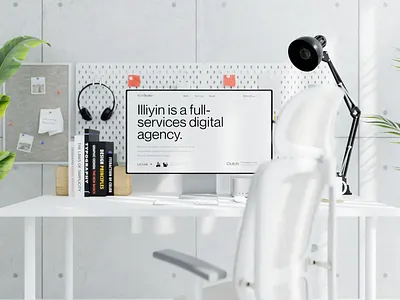 Illiyin Studio website updates sneak peek 3d agency branding business clean creative desk development graphic graphic design illustration marketing minimal office startup studio ui ux website workspace