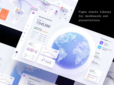 Orion UI kit – data visualization and charts templates for Figma 3d animation branding chart dashboard dataviz design desktop graphic design illustration infographic logo motion graphics statistic template ui