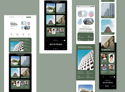 real estate web responsive animation branding graphic design motion graphics ui