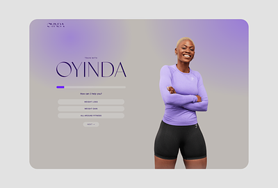 Train with Oyinda branding digital desing fitness responsive design webb development