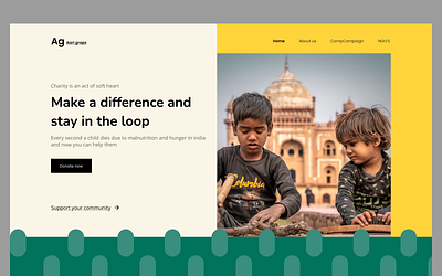 NGO Website Design Home Page adobe branding figma graphic design ngo website product design ux design web design