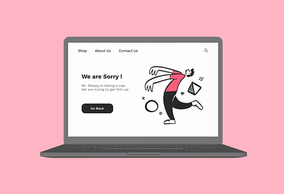 404 Page - DAY 1 404page ui uidesign webpage