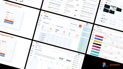 🥇 Management Tool UI/UX by econev app branding dashboard design econev evgheniiconev figma graphic design illustration lizzardlab logo management ui ux vector