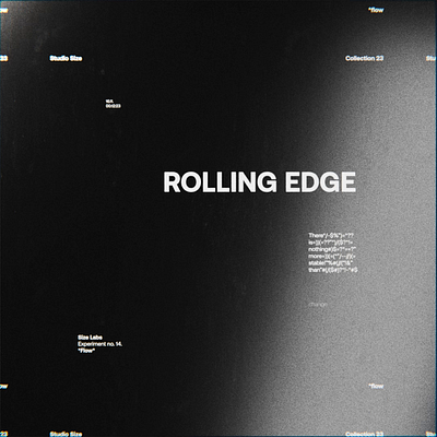 Labs: Rolling Edge 3d after effects animation blender concept creative design houdini logo motion motion graphics