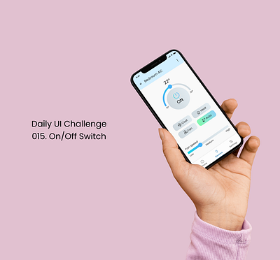 Daily UI Challenge | 015 | On/Off Switch app dailyui dailyuichallenge figma mobile smarthome ui