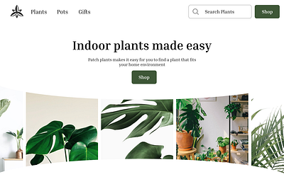 Plants Curved Carousel - DAY 6 curvedcarousel figma ui uidesign uiux webpage