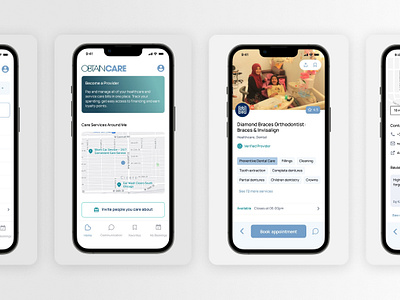 ObtainCare mobile app healhcare mobile ui