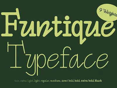 Funtique – Unique Serif Typeface adorable books branding clean creative cute font magazine minimal modern newspaper poster professional quirky reading serif typeface unique versatile weights