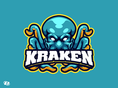 Kraken Mascot Logo bold logo design esports gaming illustration kraken logo logos mascot octopus sports logo ui