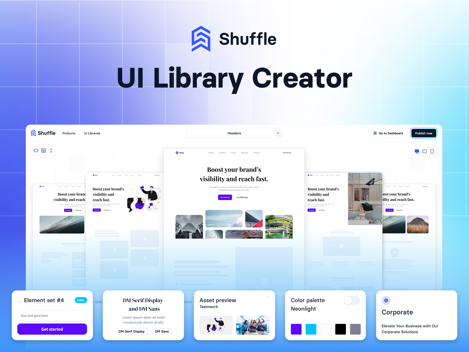 📚 UI Library Creator — Original take on Generative UIs. by Pat Wasik