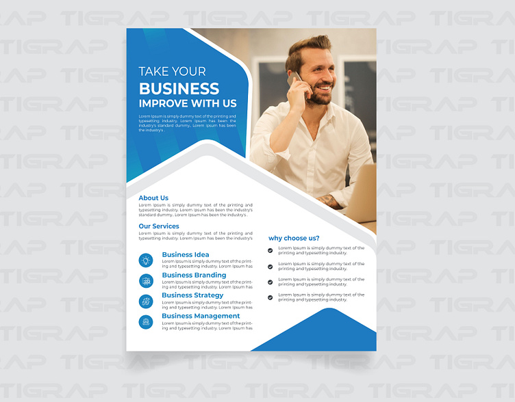 Business Flyer Template Design by tariqul islam on Dribbble