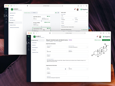 Chemical Web Application app builder chemistry dashboard form ui webapp