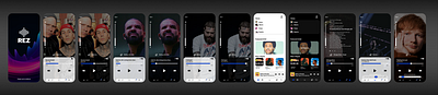 REZ: an music app for all graphic design ui