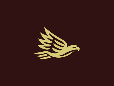 Flying Eagle Logo animal bird brand company design eagle falcon fly flying for sale hawk logo logo design modern sale