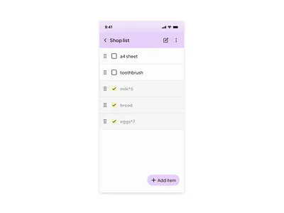 Day 42 >Daily Ui Challenge checklist dailyui list manager task app to do