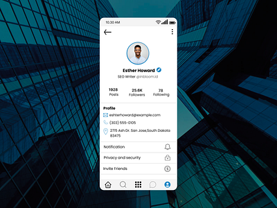 Daily UI Challenge #006 User Profile dailyui ui userprofile