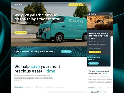 CAFU Website Rebrand branding ui ux website design