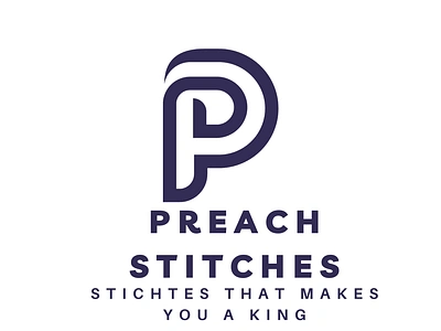 PREACH STITCHES logo card graphic design t shirt design tshirt art