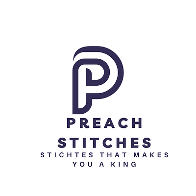 PREACH STITCHES logo card graphic design t shirt design tshirt art