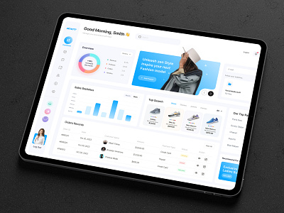 E-commerce Online Shop Dashboard UI Design admin panel ui admin ui design clothing e commerce e commerce admin panel e commerce dashboard ecommerce ecommerce design ecommerce store fashion figma landing page online store dashbaord sales dashboard shopify store design ui ui design uiux ux