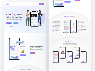 Jolli Landing Page Design mabel okeke mabelokeke mabelpraise product design the good designer ui uiux uiux design user experience design user interface design ux