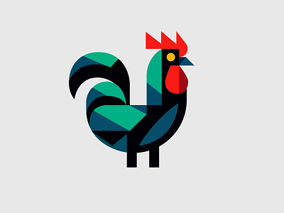 ROOSTER branding chicken design egg graphic design icon identity illustration logo marks rooster symbol ui