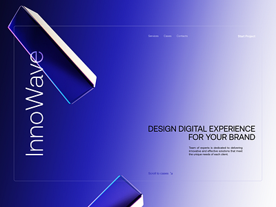 Website for Digital Studio 3d animation branding motion graphics ui webdesign
