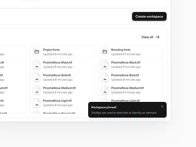 simple notification alert clean ui notification toast tooltips