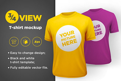 Men's white and black t-shirt with short sleeve. front view. tem download free free mockups free psd free template free to use freepik free mockups graphic design long sleeve mockups motion graphics psd t shirt t shirt mokup t shirt psd t shirts template templates tshirt