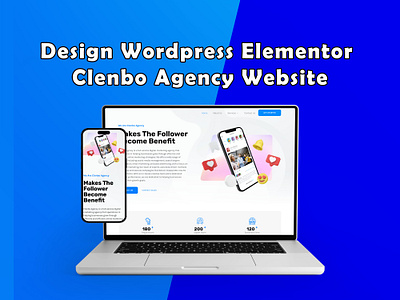 Wordpress Clenbo Agency Website agency website elementor website it agency responsive web development website website design wordpress wordpress agency website wordpress design wordpress development wordpress website