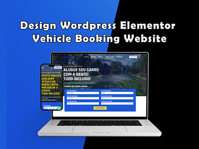 Wordpress Vehicle Booking Website booking booking website elementor pro elementor website renting responsive responsive design responsive website web design website website design wordpress wordpress designer wordpress development