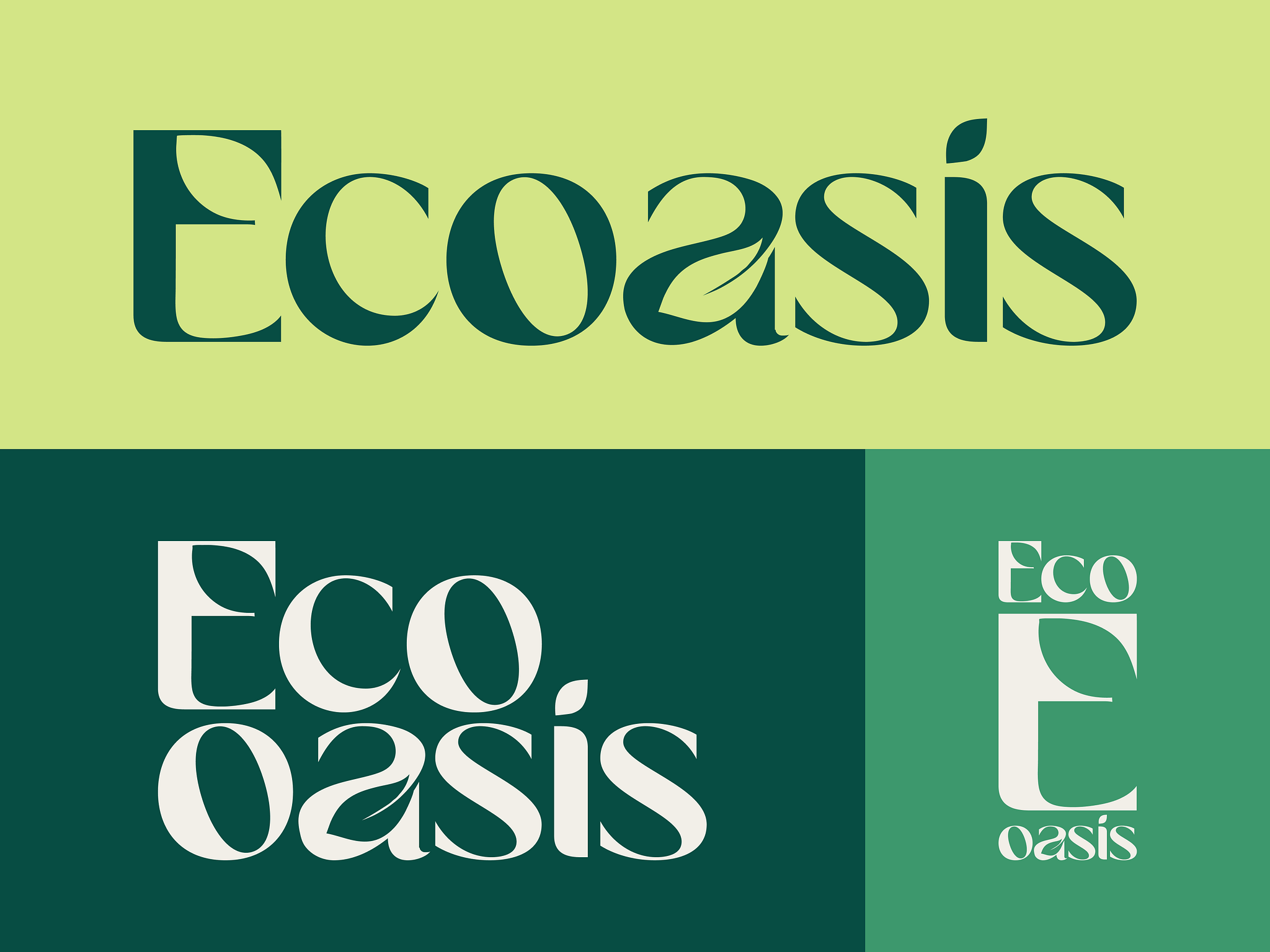 Ecoasis logo by Gapsy Studio on Dribbble