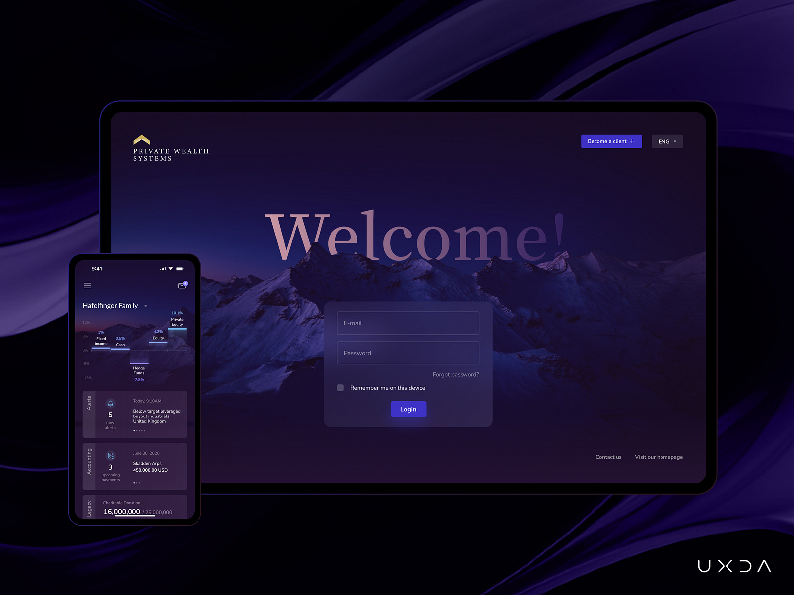 Redefining a Premium Wealth Management Experience for UHNWI by UXDA ...