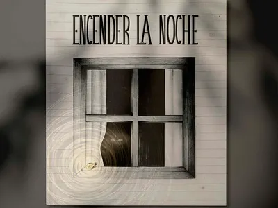 BOOK COVER_ENCENDER LA NOCHE bookcover desenho illustration lettering mockup pencil