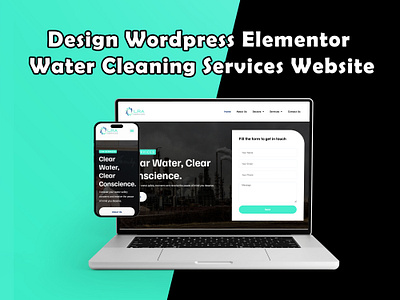 Wordpress Water Cleaning Services Website clean energy. dribbble shots responsive responsive design responsive website water cleaning water solutions water treatment web design wordpress wordpress design wordpress website