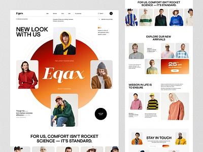 Fashion Website accessories design e commerce e commerce design fashion graphic design home page interface landing page online shopping onlineshop product page shop ux visual web web design webdesign website website design