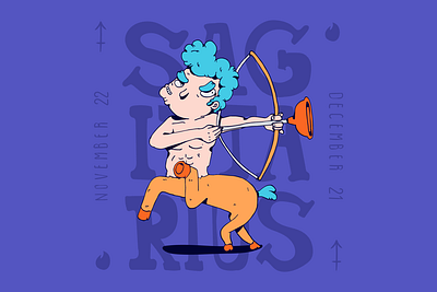 Sagittarius astrologuy astrology characters ill illustration sagittarius supremeninja