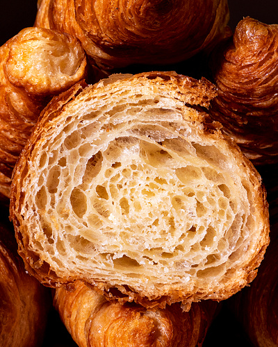 Dive into the delicious world of croissant! advertising photography creative agency creative direction design food photography photography retouching socialmedia