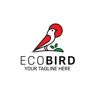 Eco-Bird Logo Design app branding design graphic design illustration logo vector