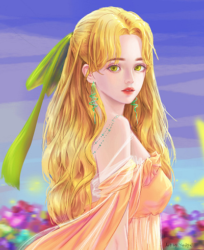 Webtoon Fanart art draw drawing illustration painting portrait