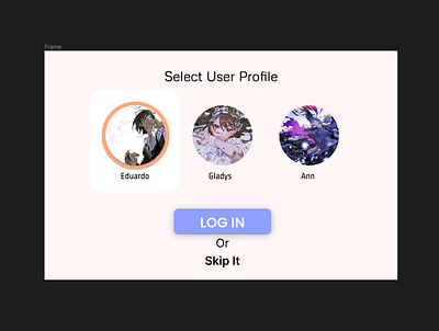 Day 64: User Selection Design 064 dailyui design dribbbledebut ui uxdesignaspirant dribbbledebut