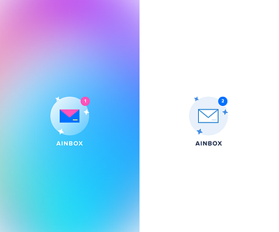 AI/Inbox Exploration ai colorful design desktop exploration gradient inbox mesh startup
