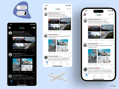 Twits “Dark and Light Mode switch button” daily ui design figma figma designer mobile apps mobile apps design mobile apps designer social media apps social media design ui ui design ui design challenge ui designer ui exploration ui explore ui ux ui ux design ui ux designer ux ux design