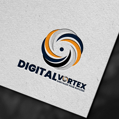 Digital Vortex Logo Design adobe illustrator brand identity branding design digital digital vortex logo graphic design illustration logo vector