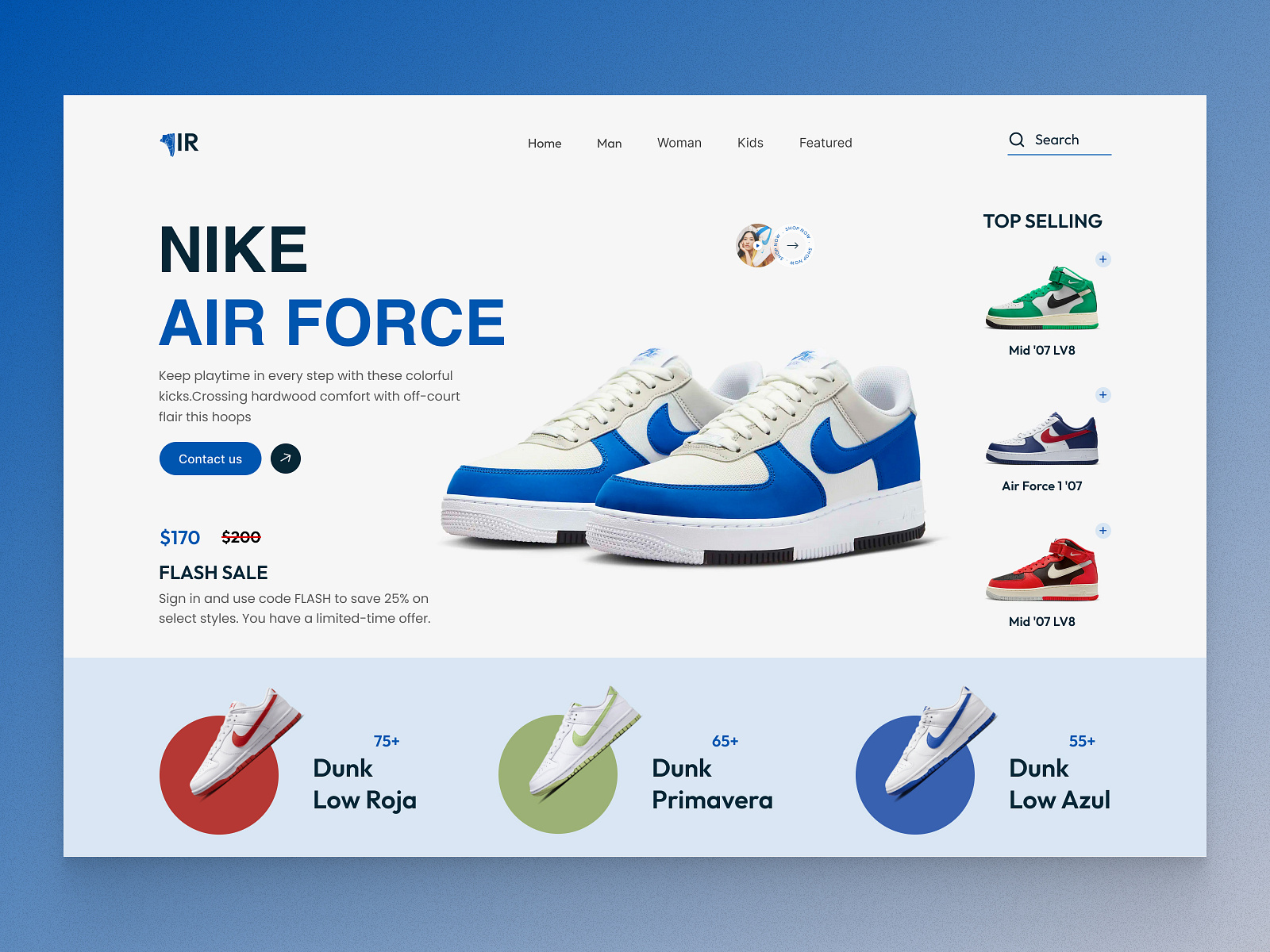 'E-commerce - Shoes Website' hero section design 👟 by Murad Hossain on ...