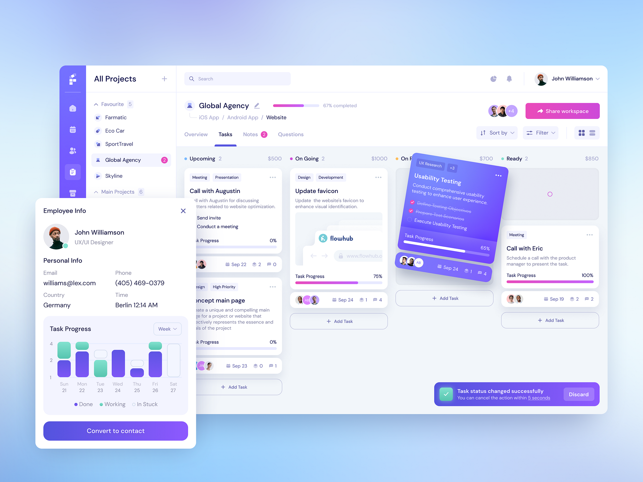 Flowhub - SaaS UX-UI design by Arounda UI/UX for Arounda on Dribbble