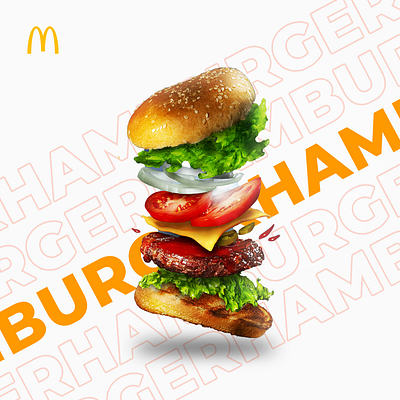 McDonald's Poster branding design graphic design illustration logo poster typography ui ux vector